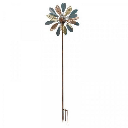 Flower Solar Garden Light Wind spinner Decoration Multicolour LED - 130cm Mistral by Smart Solar