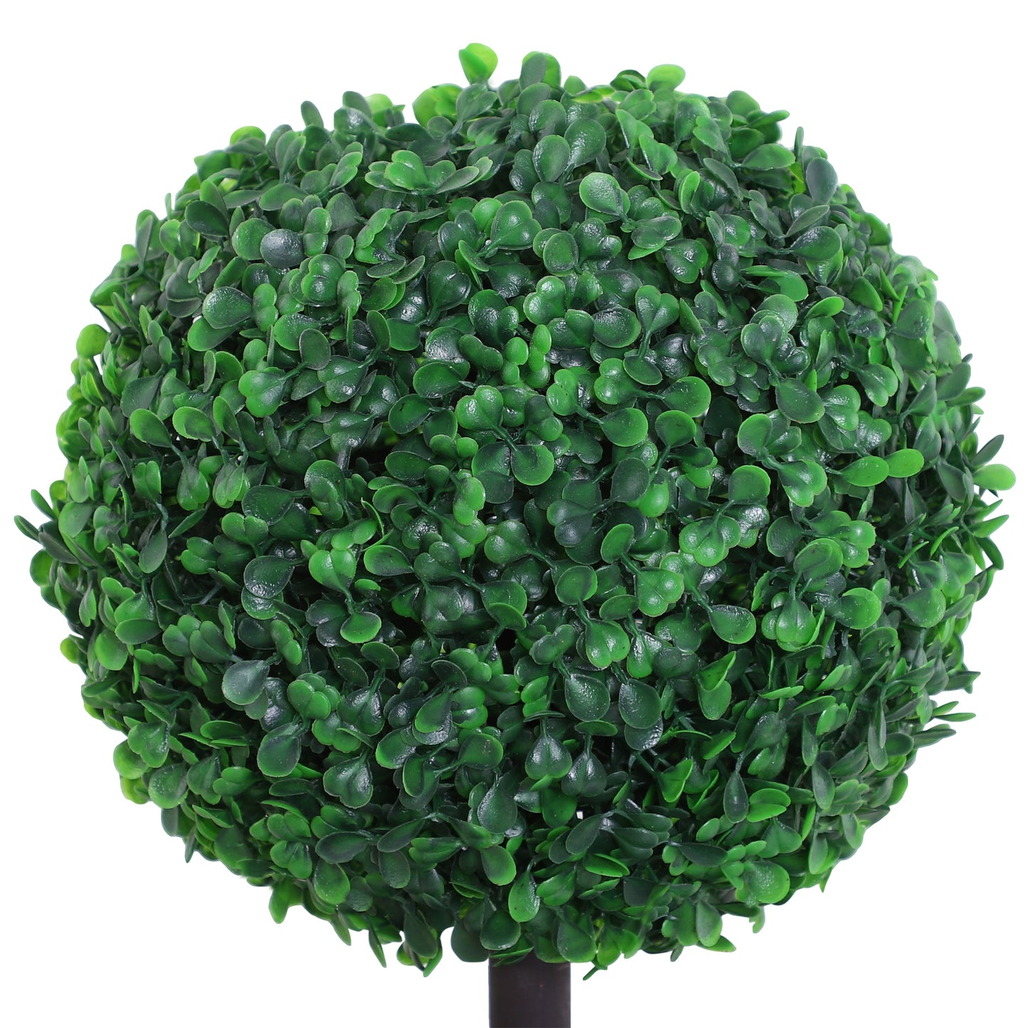 Outsunny Set Of 2 Artificial Topiary Trees With Pot