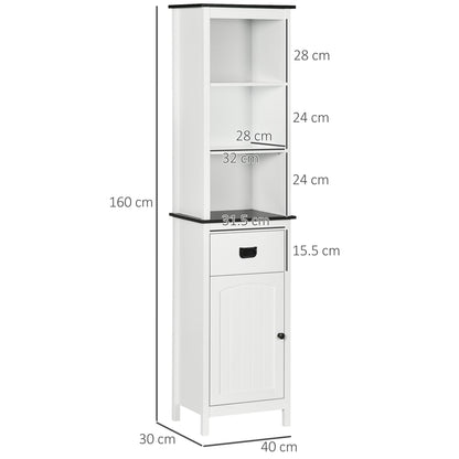 kleankin Tall Bathroom Cabinet