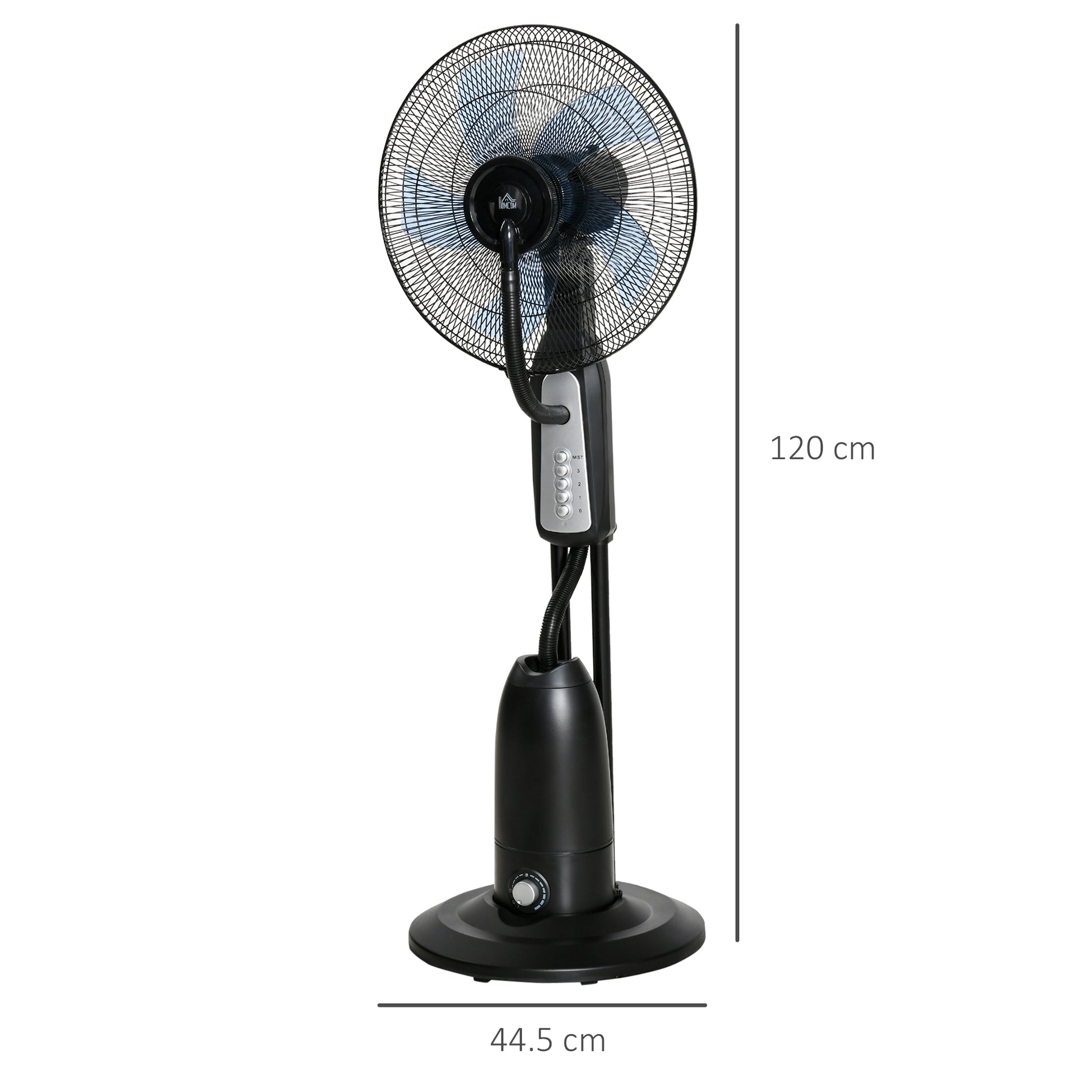 Homcom Pedestal Fan with Water Mist Spray