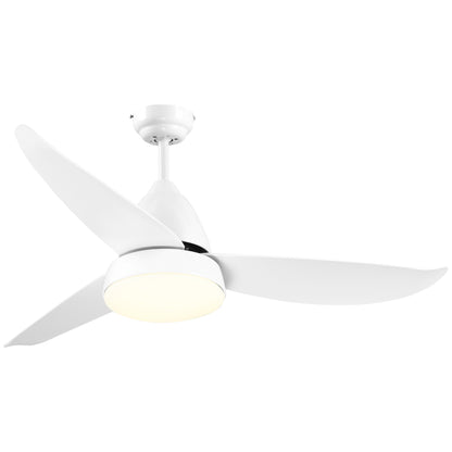 Homcom Reversible Ceiling Fan with Light