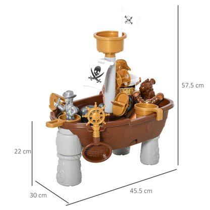 Piurate Ship Water Table Multicoloured by Homcom