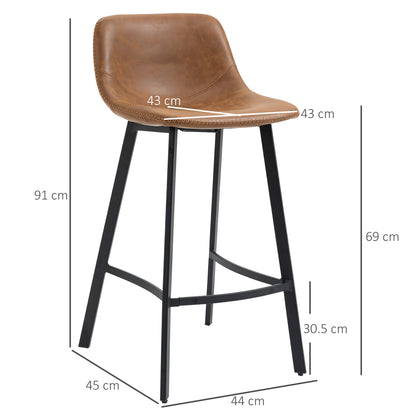 Homcom Bar Stools Set of 2