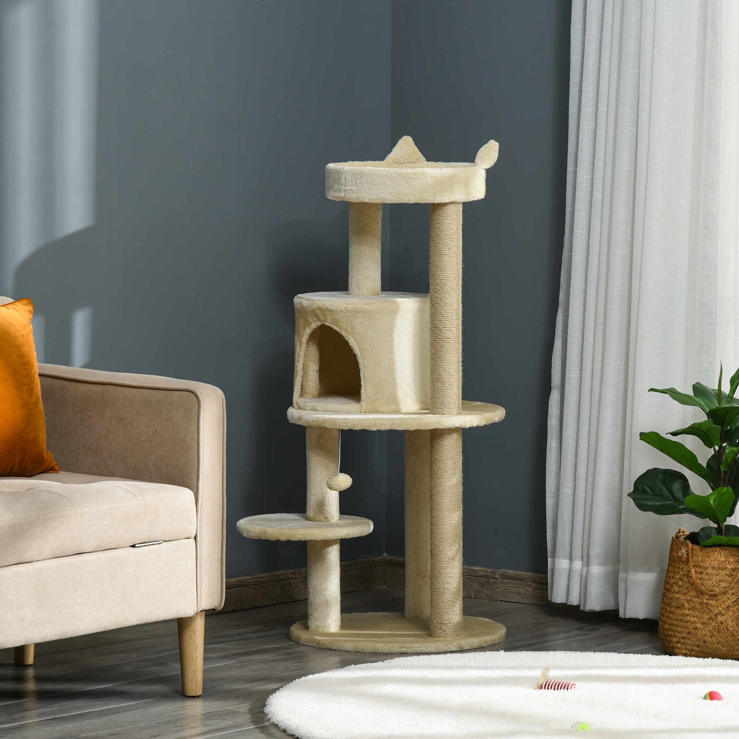 PawHut 104 cm Cat Tree