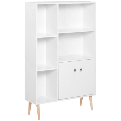 Homcom Multi-Compartment Bookcase - White