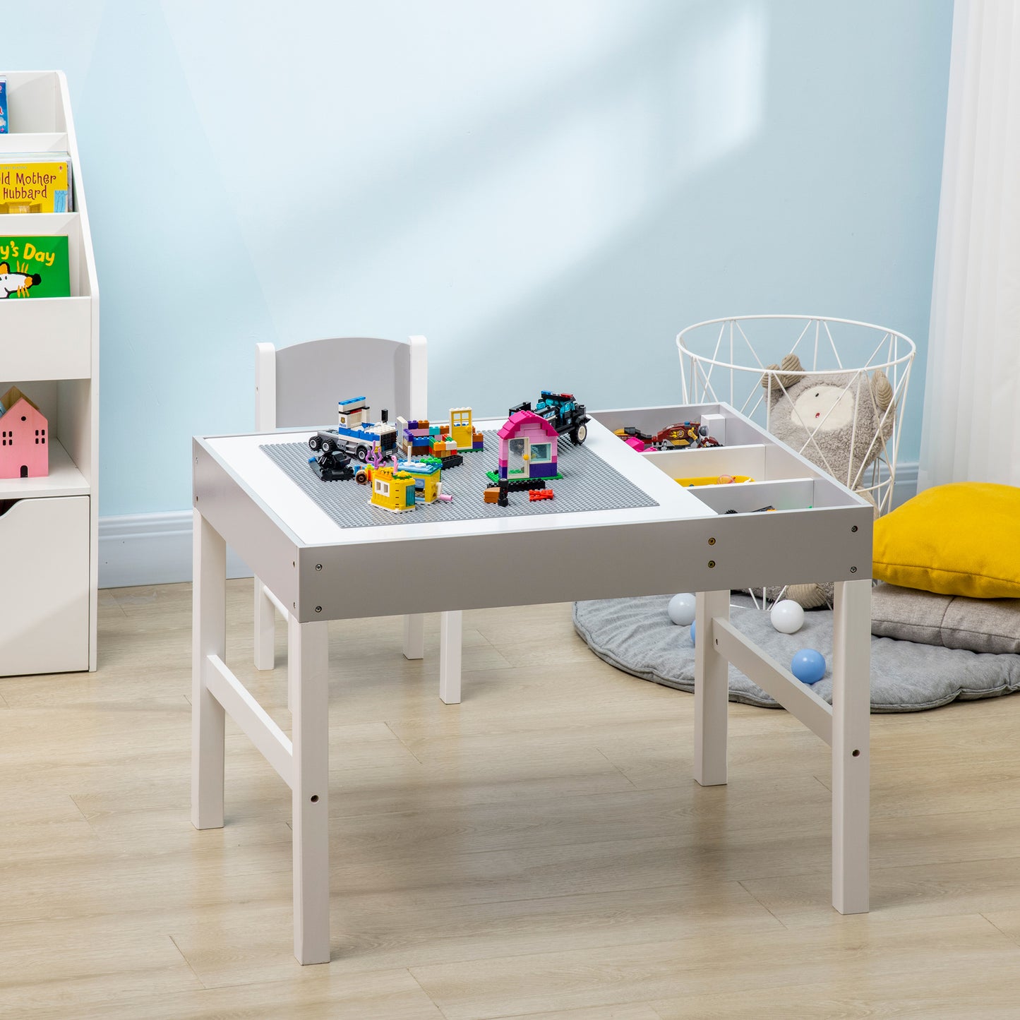 ZONEKIZ Kids Table and Chair Set