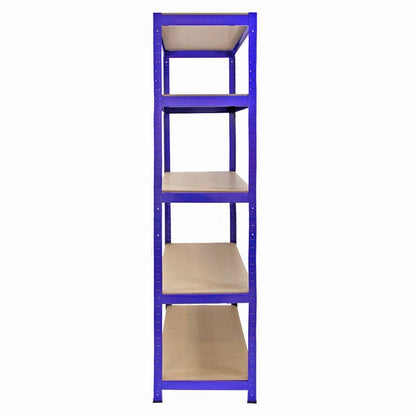 Steel Shelving Units 180cm - Blue Set Of Five T-Rax 90cm Corner by Raven