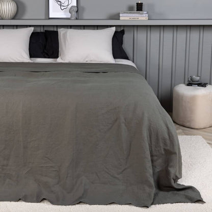 Venture Home Bedspread Milo 260x260 cm Polyester Grey