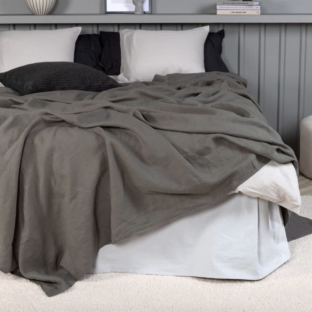 Venture Home Bedspread Milo 260x260 cm Polyester Grey