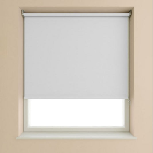 Blackout Roller Blind White - 90cm Width