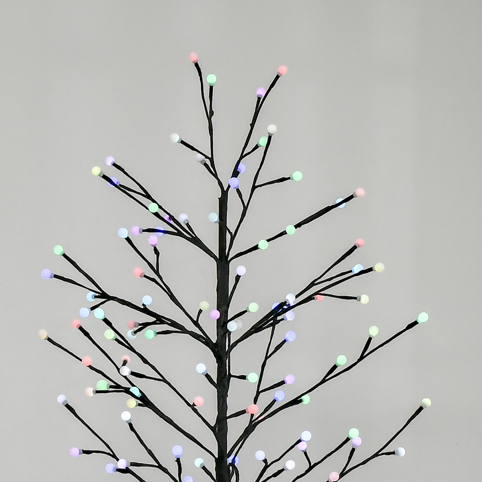 Homcom 6ft Artificial Tree Light with 180 Colour LED Light for Home Party