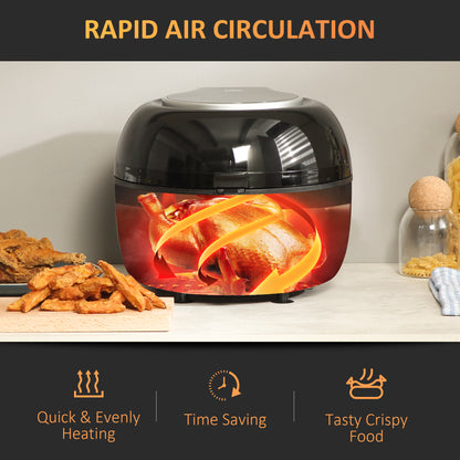 Homcom 7L Digital Air Fryer Oven with Air Fry