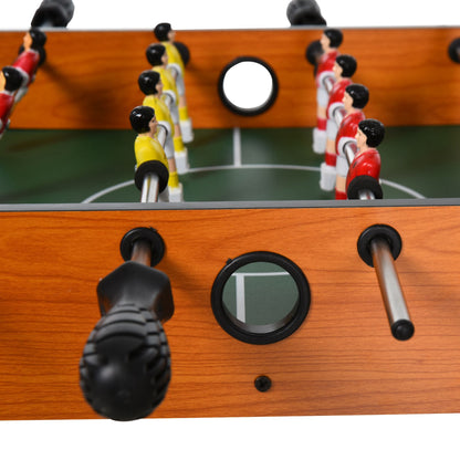 Homcom Foosball Game Table 84.5cm Wood Soccer Arcade Game Room