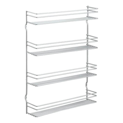 Metaltex 4-tier Wall Spice Rack Pepito Silver