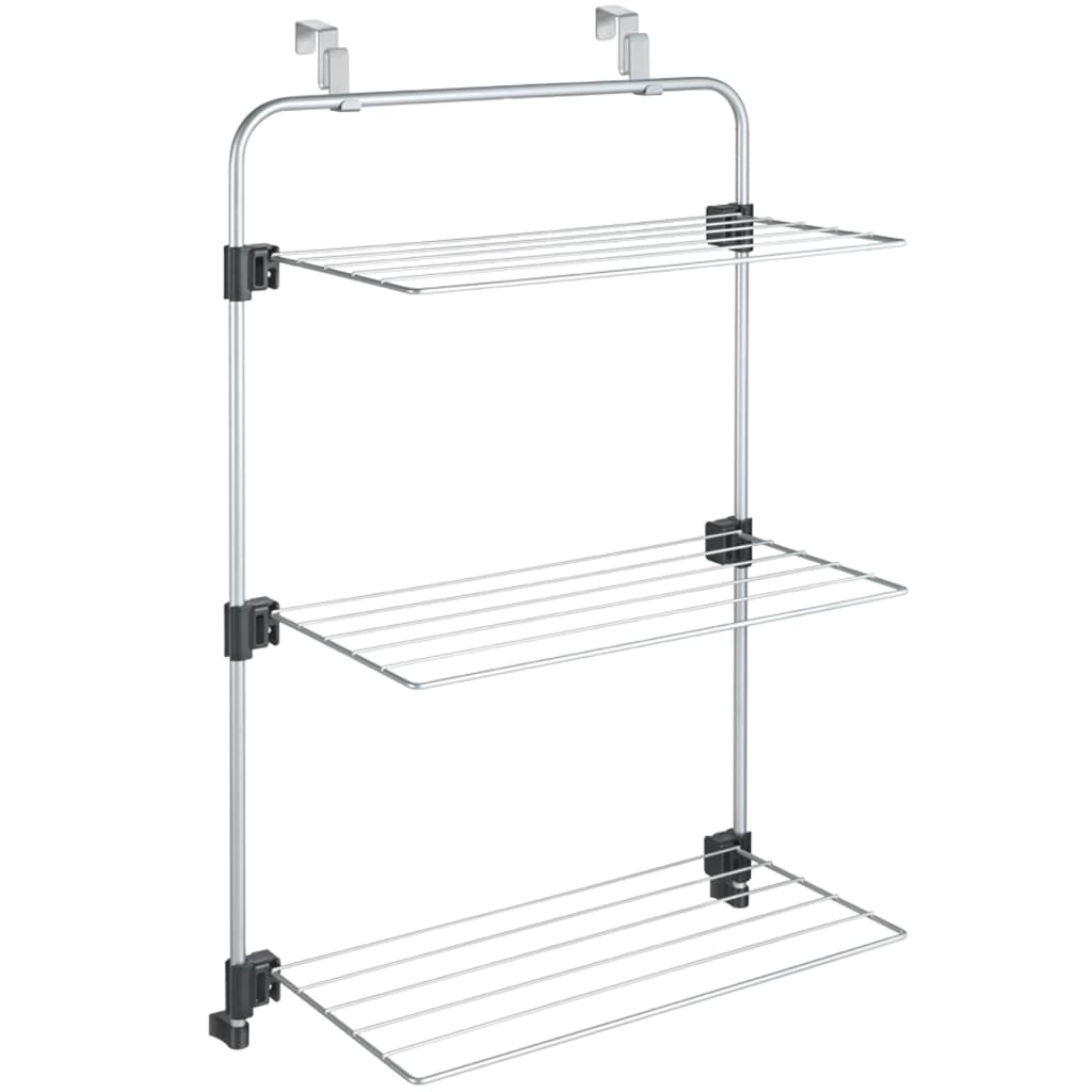 Metaltex Hanging Drying Rack Gale 11 m Silver