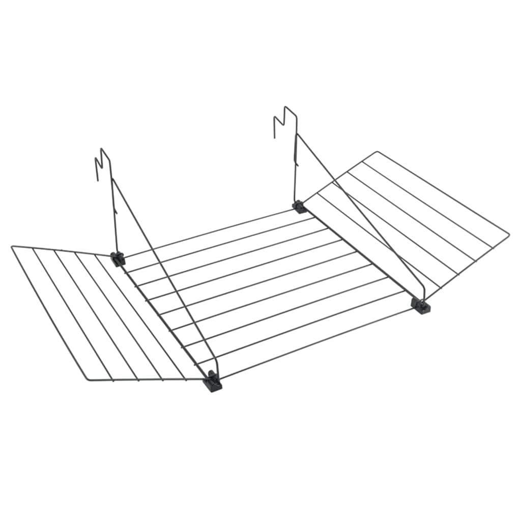 Tomado Hanging Drying Rack Tilburg 12 m Black