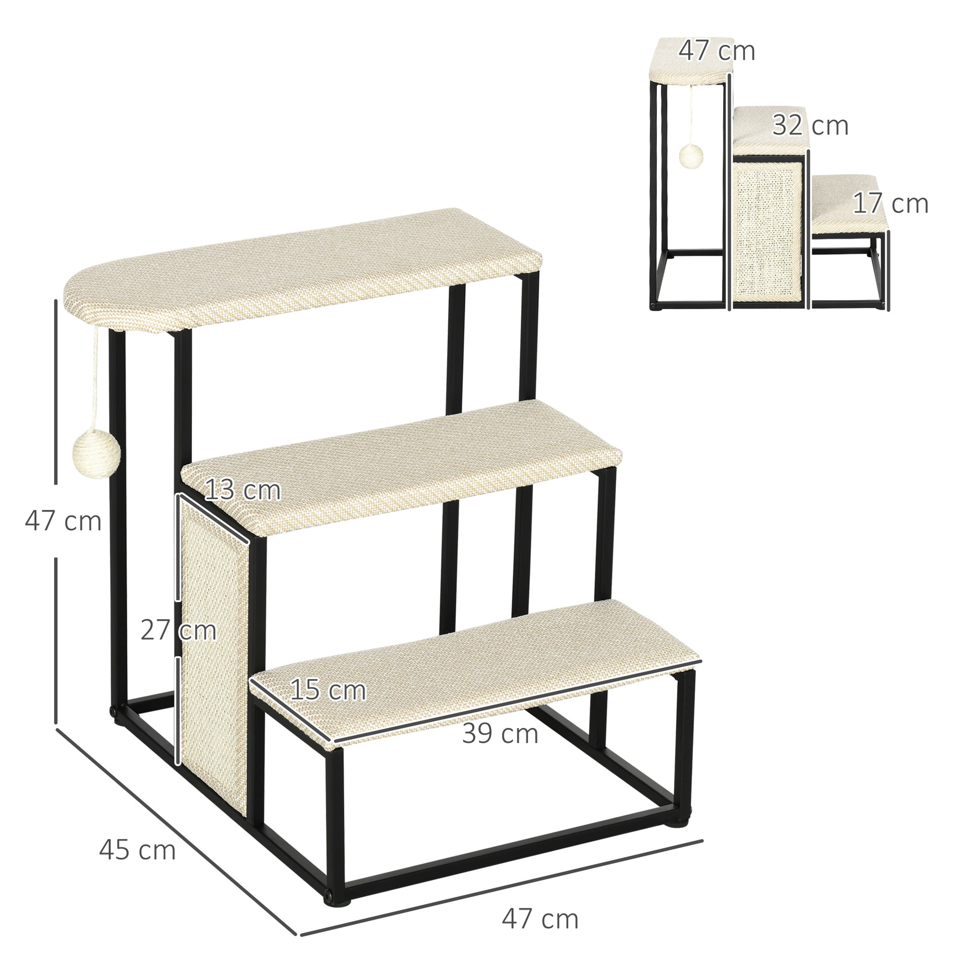 PawHut Cat Stairs