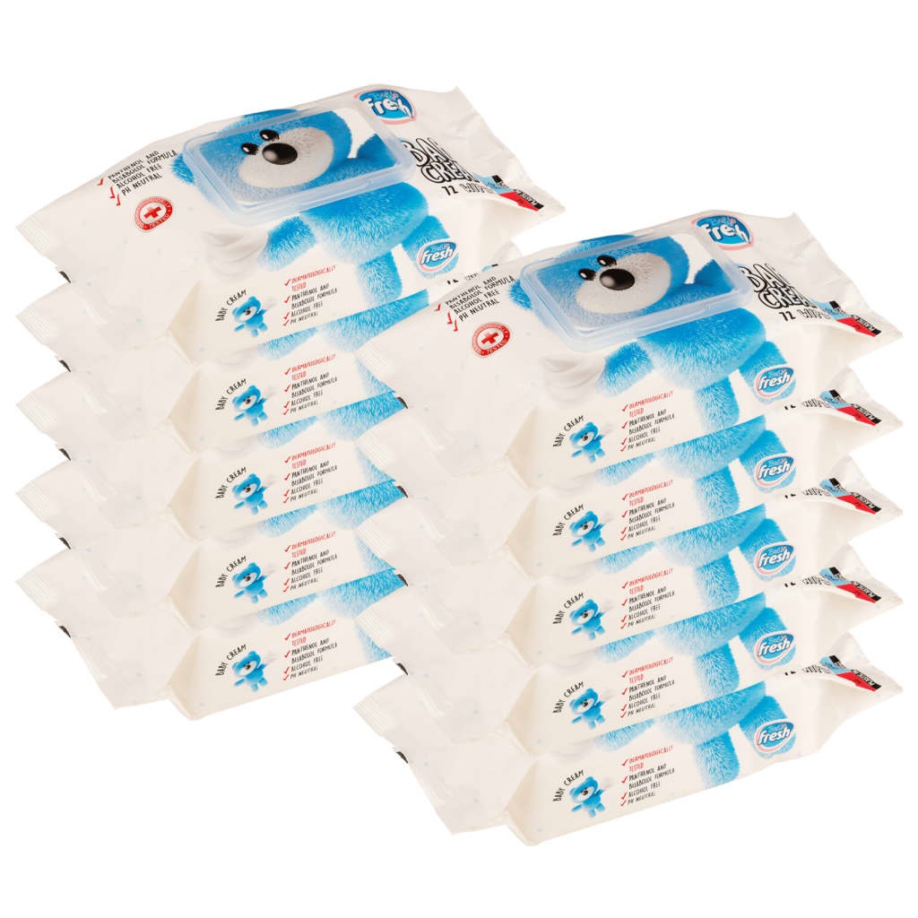 Baby Wipes 10 Packs 720 Wipes