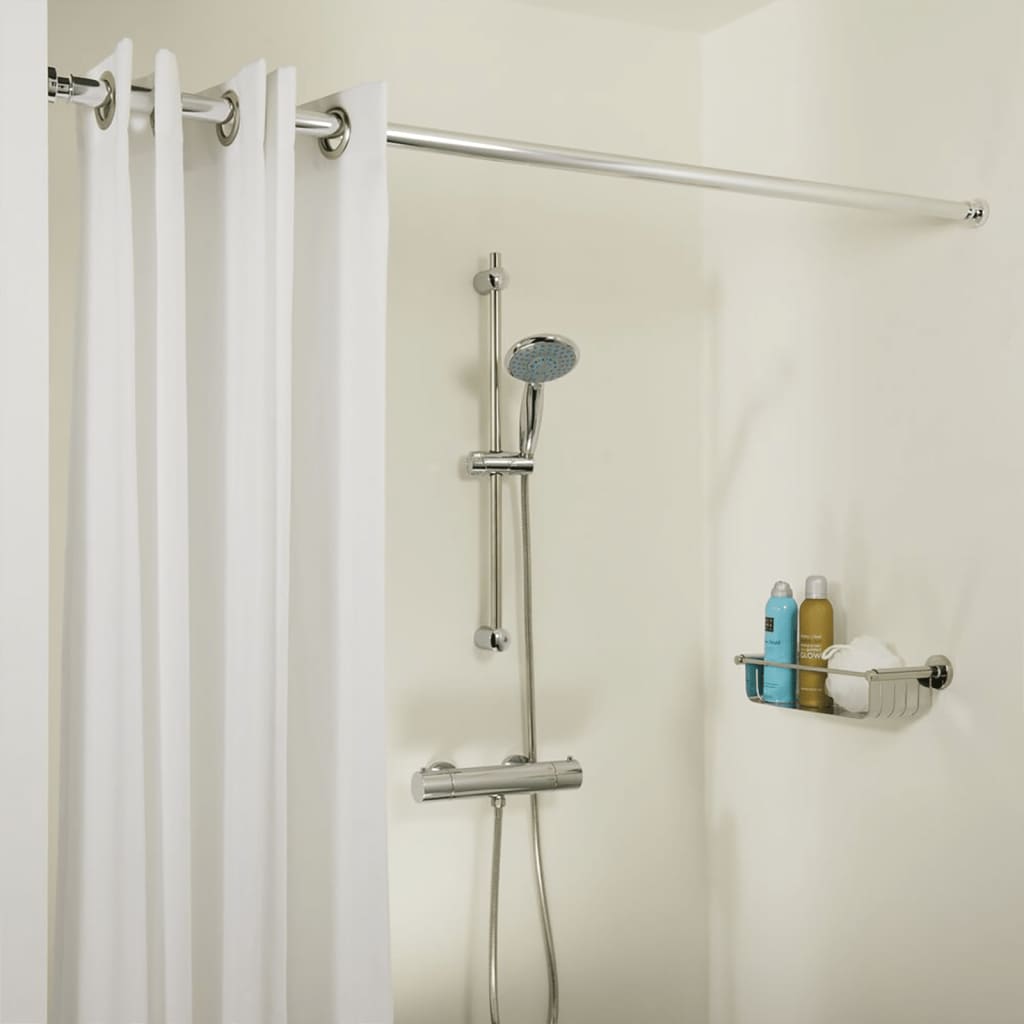 Sealskin Telescopic Shower Curtain Rod 125-220 cm Chrome