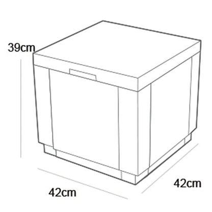 Keter Cooler Box Ice Cube Cappuccino 223761