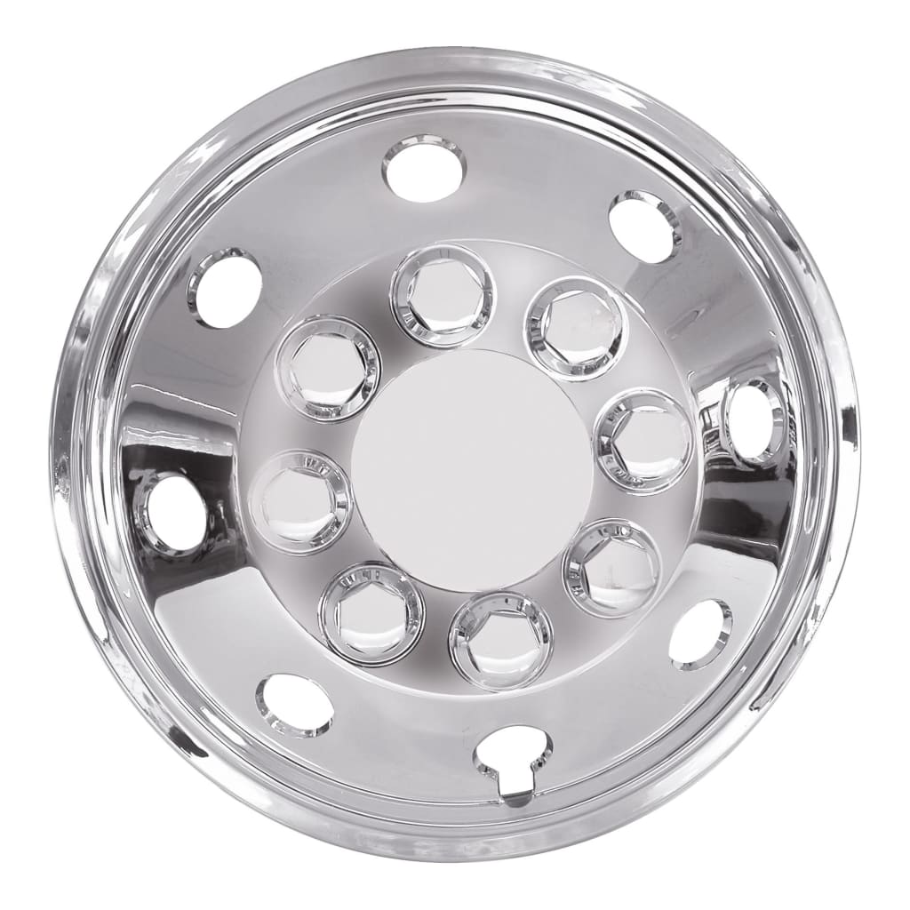 Carpoint Wheel Trim Set Spherical 38 cm Chrome