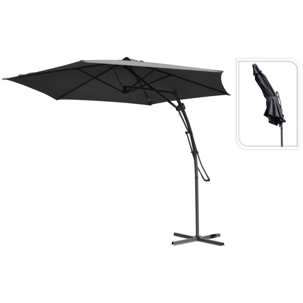 ProGarden Cantilever Garden Parasol Taupe 300 cm