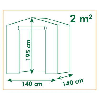 Nature Tunnel Greenhouse 140x140x195 cm