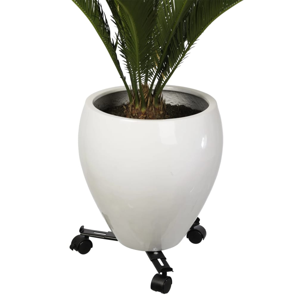 Nature Adjustable Plant Trolley 3-armed Black Metal