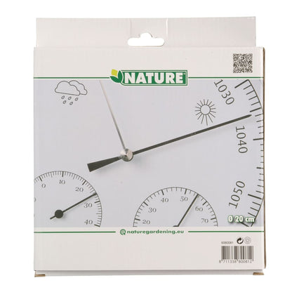 Nature 3-in-1 Barometer with Thermometer and Hygrometer 20 cm 6080081