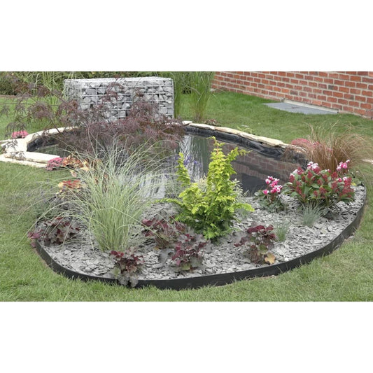 Ubbink Garden Border Edging 14cmx15m 7mm Black