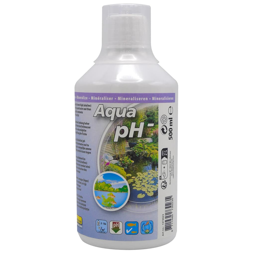 Ubbink Pond Water Treatment Aqua PH- 500ml for 10000L