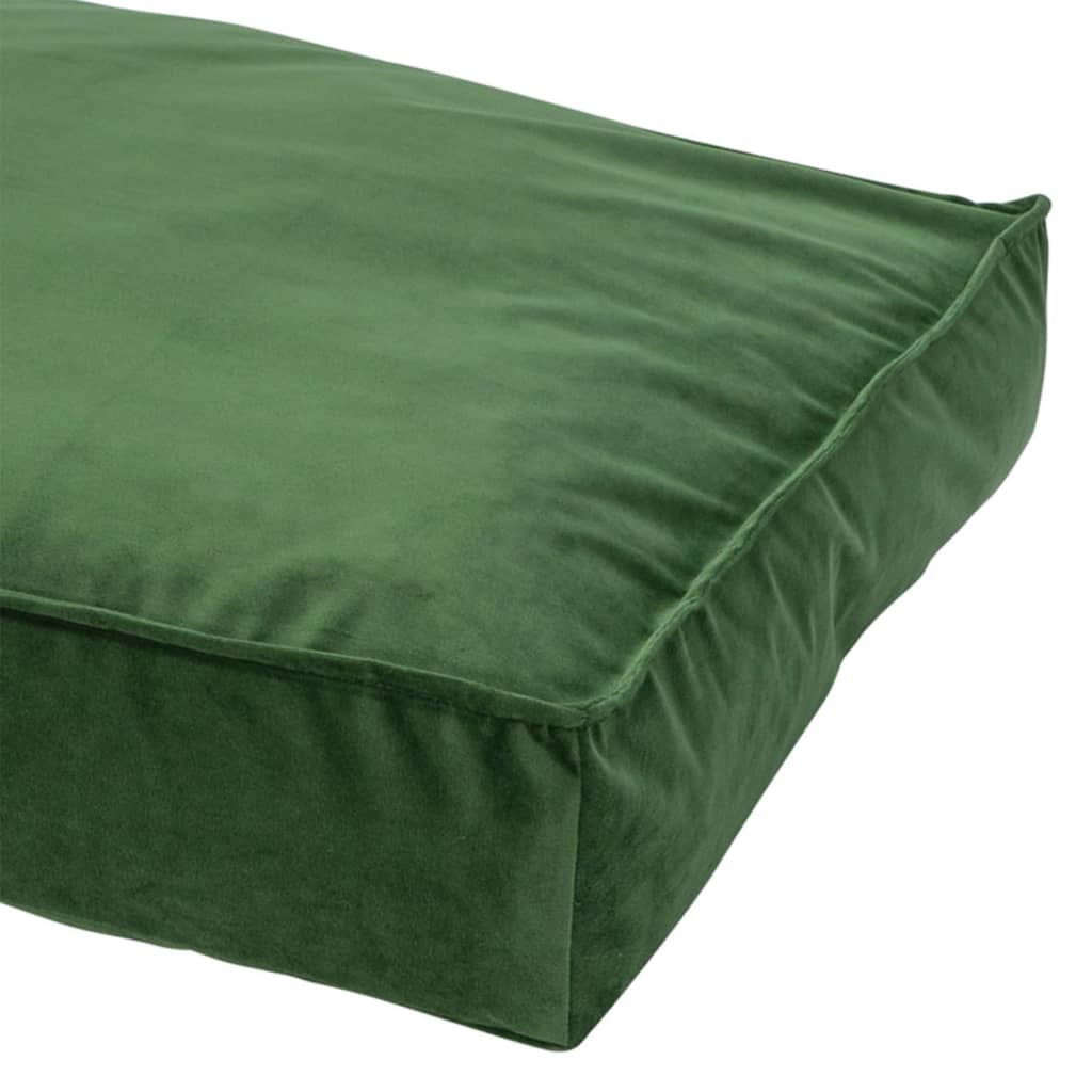 Madison Dog Lounge Velvet 100x70x15 cm Green