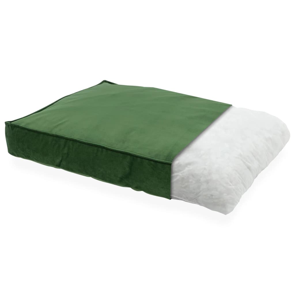 Madison Dog Lounge Velvet 120x90x15 cm Green