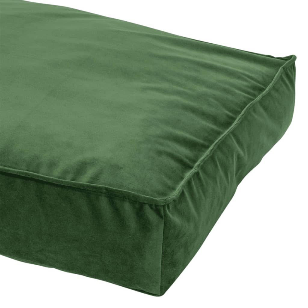 Madison Dog Lounge Velvet 120x90x15 cm Green