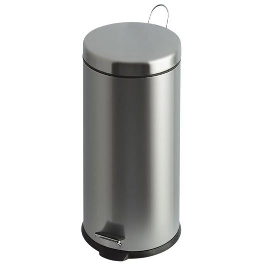 EKO Pedal Bin Classic 30 L Matte Silver