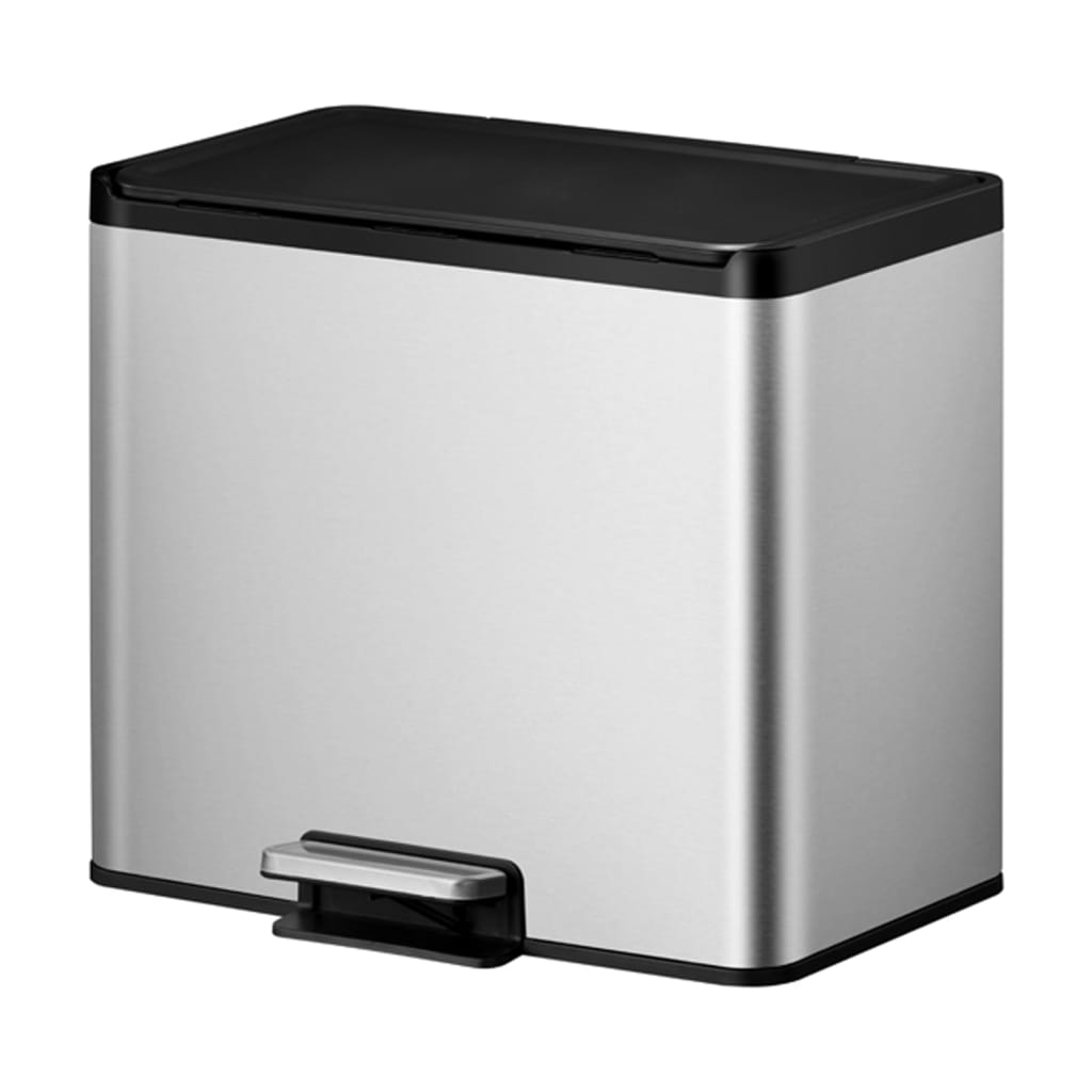 EKO Pedal Bin Essential 3x9 L Matte Silver