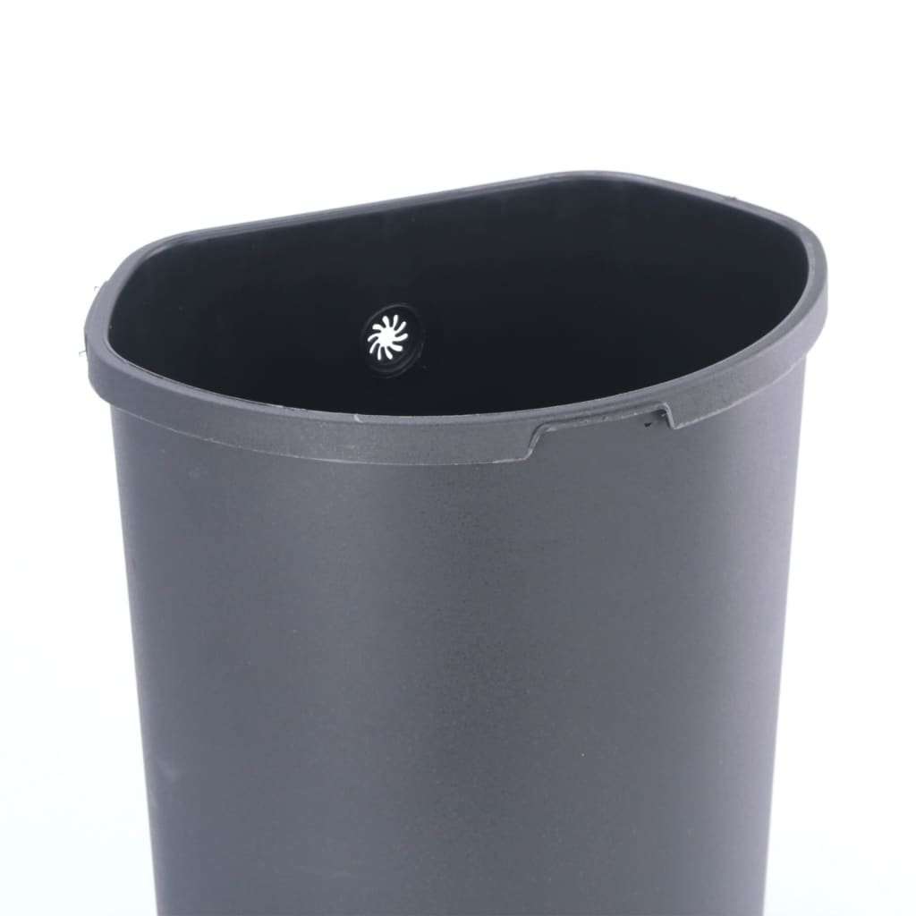 EKO Pedal Bin Shell 50 L Matte Silver