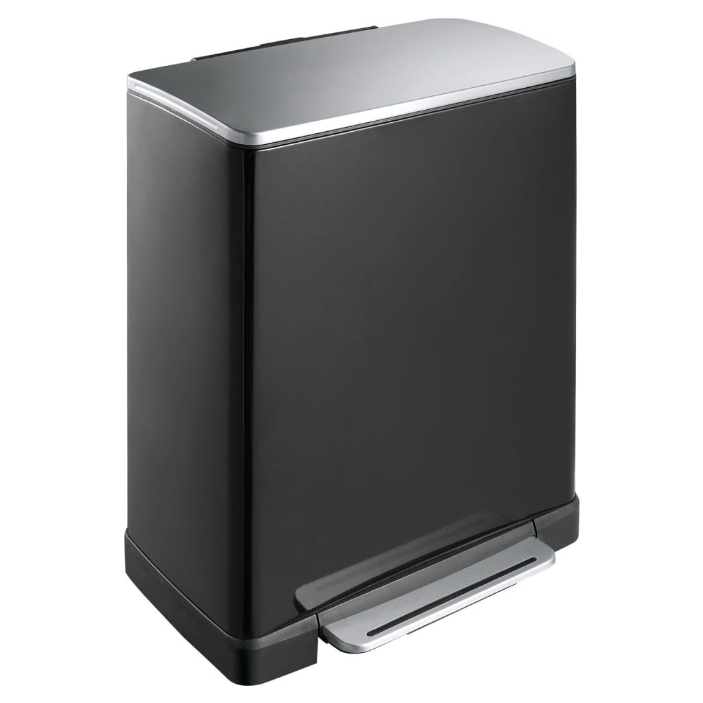 EKO Pedal Bin E-Cube 28+18 L Matte Black