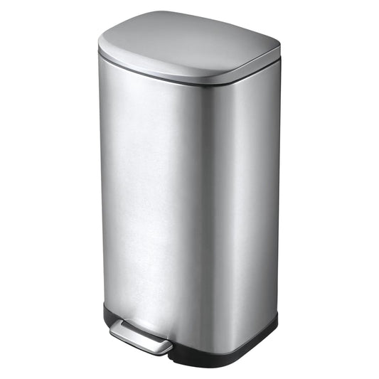 EKO Pedal Bin Della 35 L Matte Silver