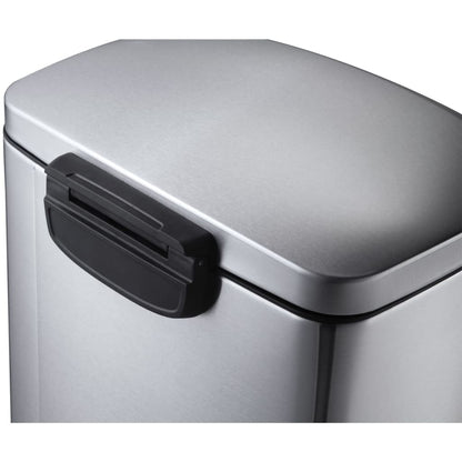 EKO Pedal Bin Della 50 L Matte Silver