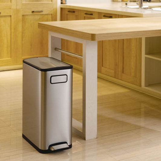 EKO Step Bin Ecofly 45 L Silver