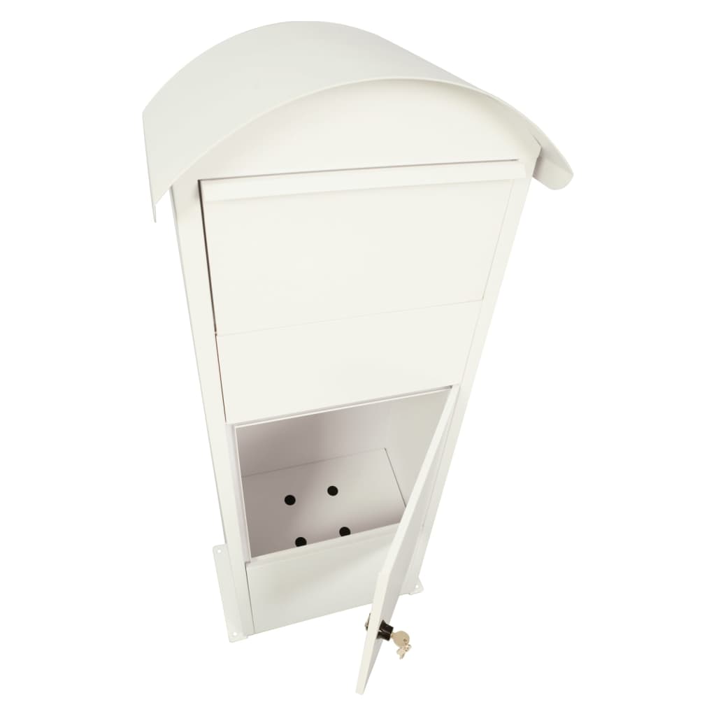 V-Part Parcel Mailbox Victorian White