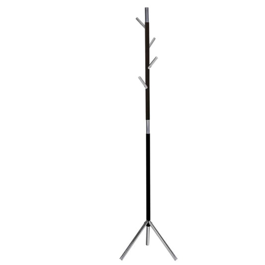 V-Part Standing Coat Rack With Hooks Linair Chrome 180 cm