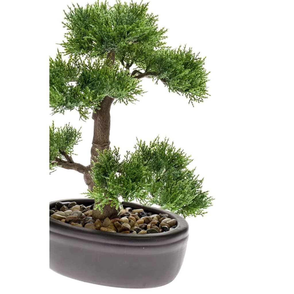 Emerald Artificial Cedar Bonsai Green 32 cm 420001