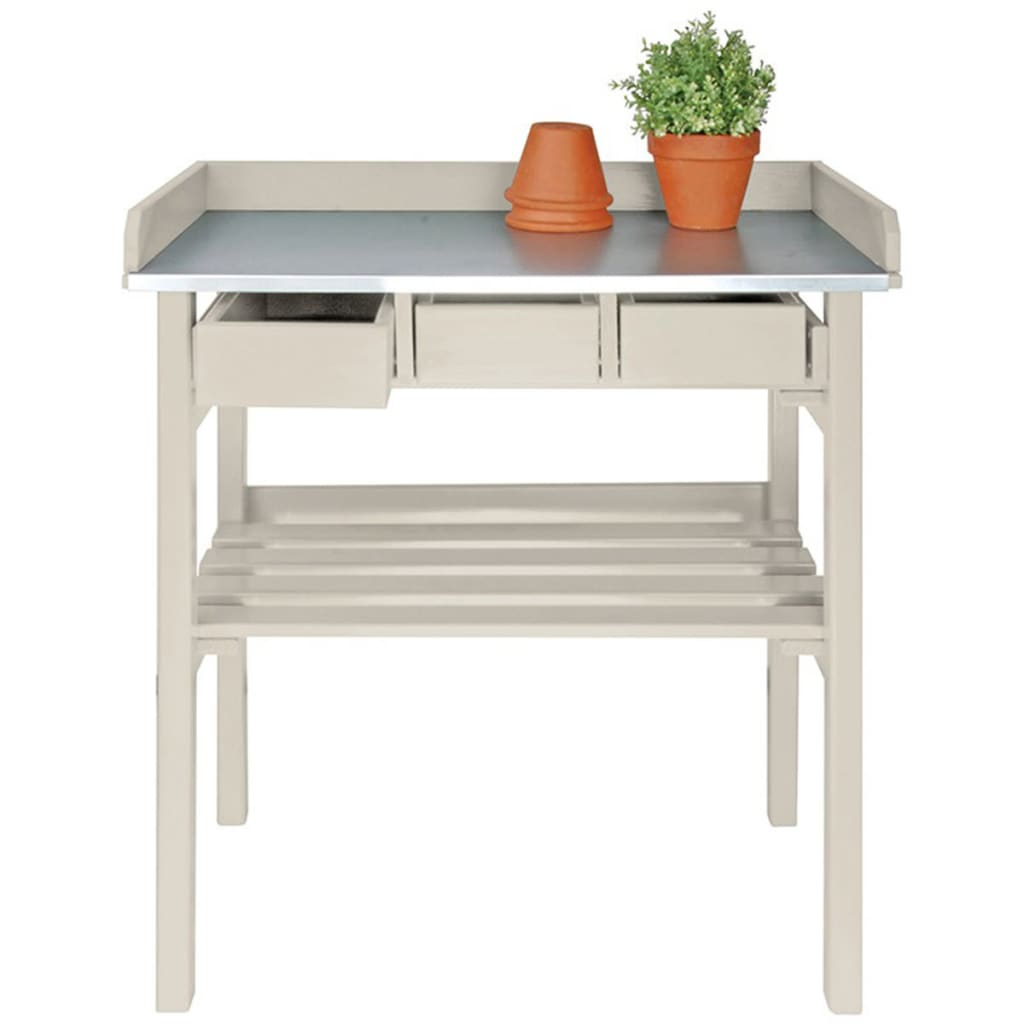 Esschert Design Garden Work Bench White CF29W