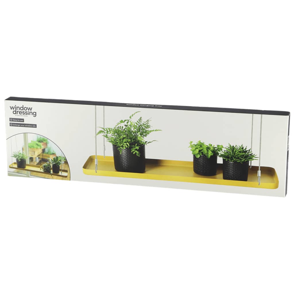 Esschert Design Hanging Plant Tray Rectangular Gold L