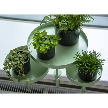 Esschert Design Plant Tray with Clamp Round Green L