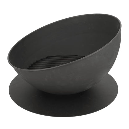 Esschert Design Fire Bowl Sloping On Disc Black