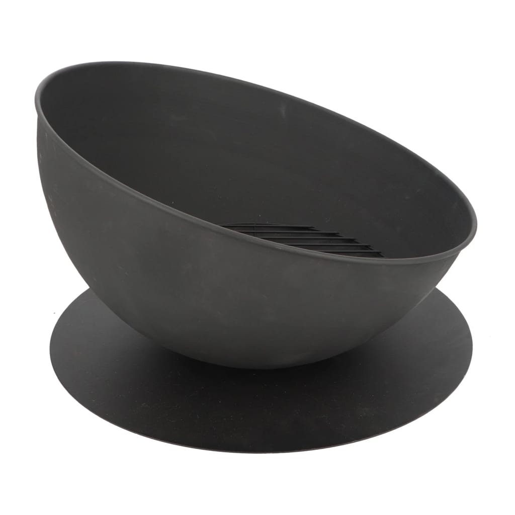 Esschert Design Fire Bowl Sloping On Disc Black