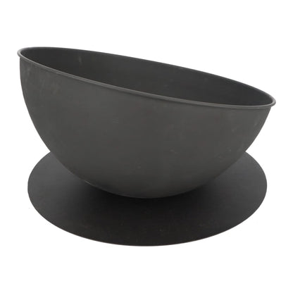 Esschert Design Fire Bowl Sloping On Disc Black